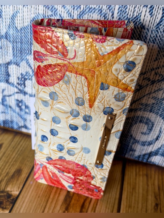 Brahmin Handbags - BRAHMIN ADY LOBSTER ROLL WALLET LOBSTER SHELLS STARFISH NWT Similar CHATTAWAY